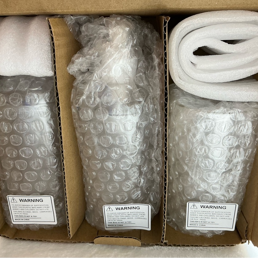 3 Piece Bathroom Accessories - Clear Acrylic Bathroom Set - Picture 8 of 8